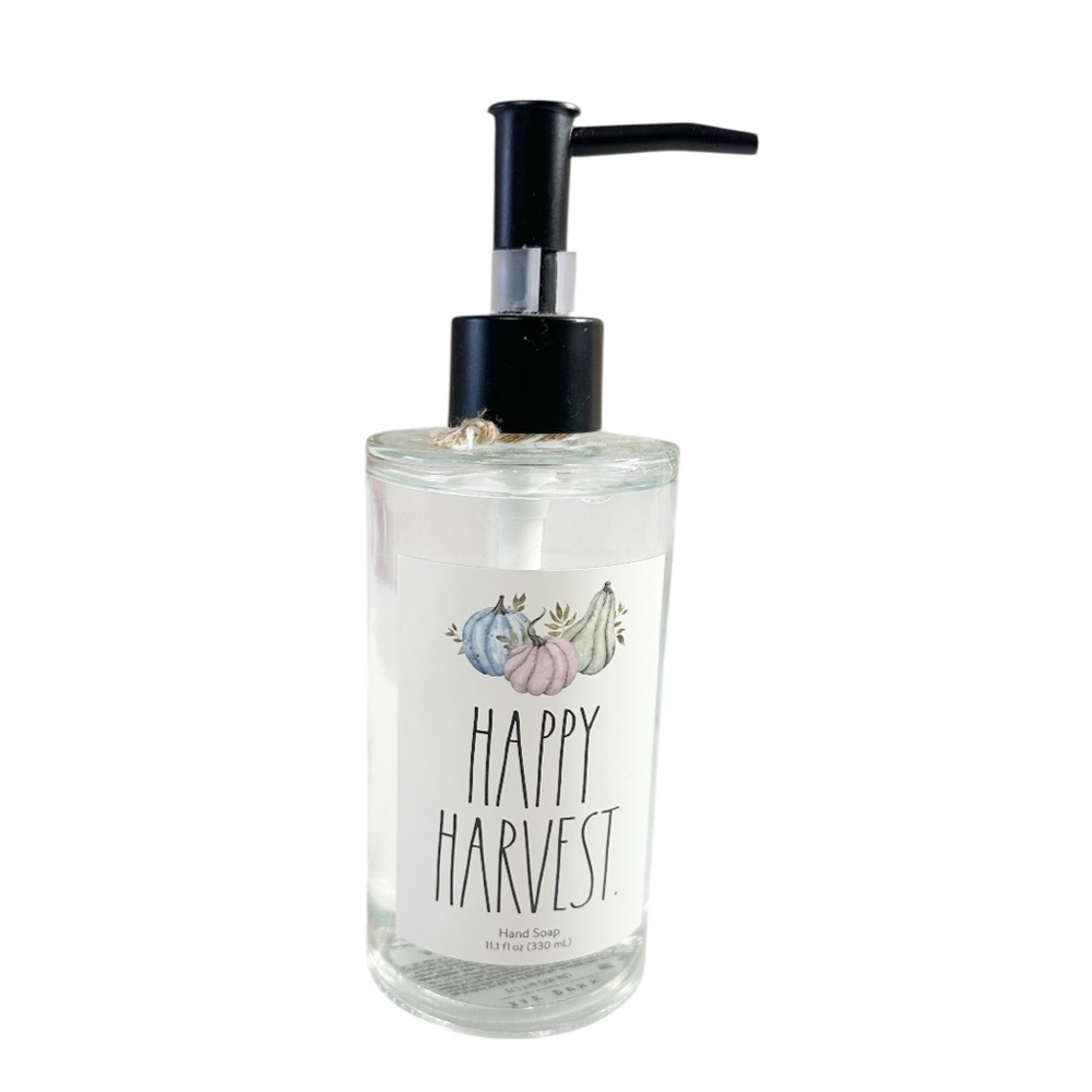 NWT Rae Dunn HAPPY HARVEST Pumpkin Season Scented Hand Soap 🍂🍁🍂